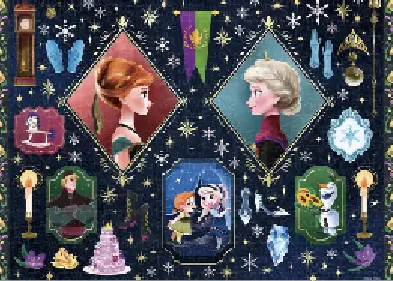 ディズニープリンセス～アナと雪の女王横長サイズ～